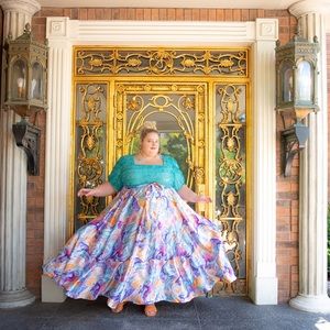 Ashley Stewart Floral Maxi Skirt Size 4x